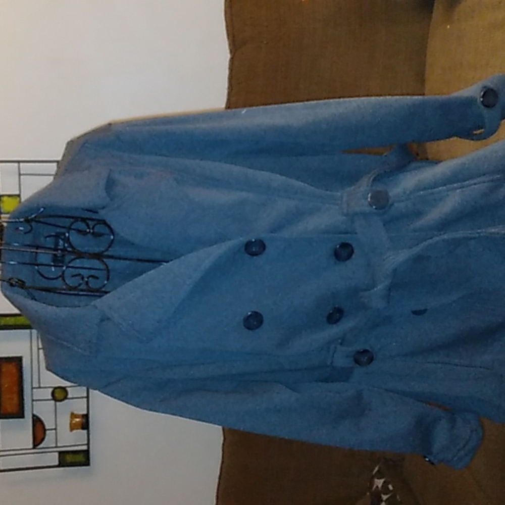 Womens Fleece short Trench Coat